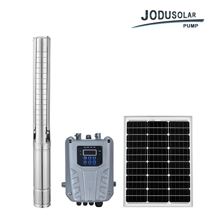 4 inci 1HP-3HP DC POMPA SURYA TANPA SIKAT DENGAN IMPELLER PLASTIK